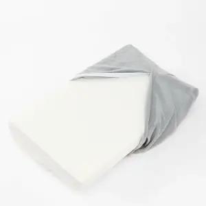 메모리폼 경추베개 그레이 어깨 분리형커버 옆잠 수면 (WFHH3FO)