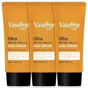 바이존바세린 울트라 차단 선크림 3개 SPF50+ PA+++