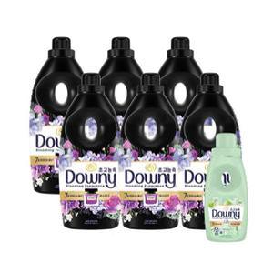 다우니 7일간 피어나는  컬렉션 미스티크 초고농축 섬유유연제 본품/1L 6개