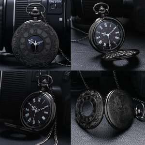 허피디 포켓워치 패션 체인 태엽 회중시계 목걸이 팬던트