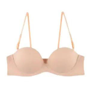 [롯데백화점]예스 (브라3종택1)베이지,블랙,화이트 반컵 오프숄더 데일리 브라SCWBT005-1