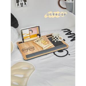 대나무 미니 노트북 책상 검정 표준 바퀴 데스크톱 서빙 강사 스터디 작은 높은 침새 철제