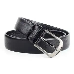 남성 소가죽 허리띠 블랙 112cm 중년 워크맨 캐주얼 (WFHNS30)