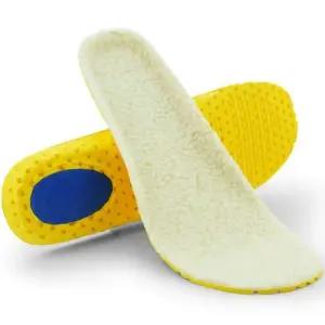 양털 보온 깔창 남성용 작업화 쿠션 군대 전투화 (WFHKAPI)