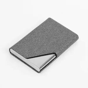 심플 명함케이스 그레이 자석 철 회사 집 (WFHKAO7)