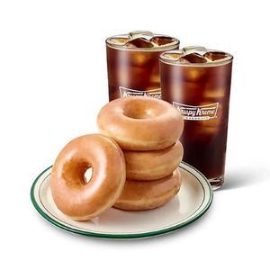 [크리스피크림도넛] 정말축하해요(오리지널글레이즈드 4+아메리카노M 2)