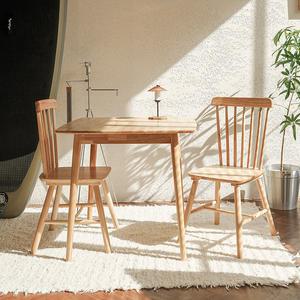 동서가구 로든 고무나무 원목 2인 식탁세트 DF926725