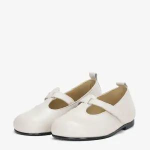 [보리보리/아이들]2301 토들러 소가죽 T Bar 벨크로 메리제인 - 아이보리