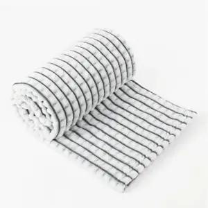 고품질 무릎담요 그레이체크 항공 이불 겨울 따뜻한 겨울 온열 (WFHH3M5)