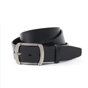 남자 소가죽 허리띠 블랙 아버지 무광 워크맨 클래식 (WFHH2VM)