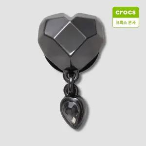 갤러리아 [크록스 본사] 펑크 건메탈 하트 지비츠 참 10015558