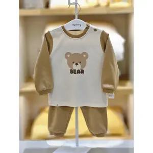 [아가방]아가방 세이브존02 베이지 곰돌이 상하세트 02s55766 (38028479)