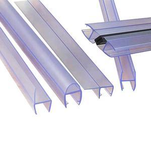 샤워부스프로파일 세탁실 유리문 쫄대 실리콘 스토브 장벽 임계 방수 하단 4x7mm