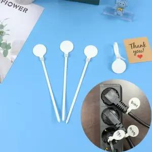 50P 전선 전선정리 원형 메모용 이름표 케이블타이 네 (WFGT9SS)