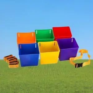 체육교구 콩주머니 허리띠 버클 토스 바스켓 6종세트 전신운동 신체발달