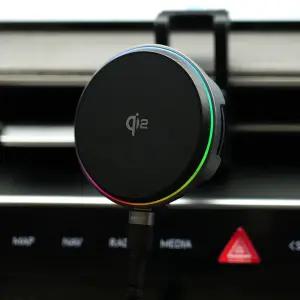 주파집 차량용 맥세이프 핸드폰 고속 무선 충전 거치대 Qi2 펠티에 쿨링 부스트 CWC07