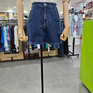 베네통/애플아울렛/라벨 데님 숏 팬츠 BADP02441