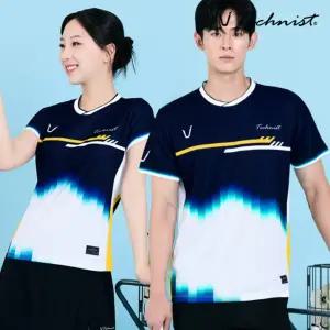 테크니스트 티셔츠 TNT5598 남성 여성 경기복 게임웨어 배드민턴 상의 오남스포츠