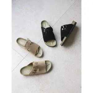 [하프클럽/]스웨이드 남성 슬리퍼 4cm