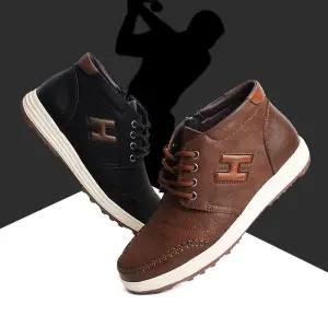 겨울 야외 스포츠 골프화 남자 데일리 하이탑 신발