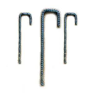 ㄷ철근핀 총길이35cm(50×50×250) 야자매트고정핀 코아네트고정