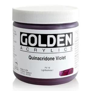 [알파]골덴 아크릴물감낱색S61330 473mlQuinacridoneViolet