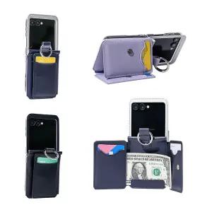 갤럭시 Z플립7/6/5/4 FE 머큐리 플렉스 카드 수납 다이어리 월렛 케이스 핑거 링 포켓 지갑 스탠딩 거치대