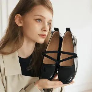 [무크][패플단독][무크] 여화 아만다 밴딩 발레리나 플랫 2colors