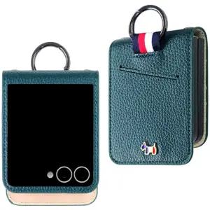 H 아가타 베이스 갤럭시 Z플립7 F766 전용 카드수납 핑거 링고리 가죽커버 케이스