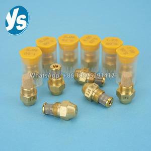 80도 폐유 버너 노즐 디젤 연료 제트 황동 오일 보일러  대형 흐름 주입