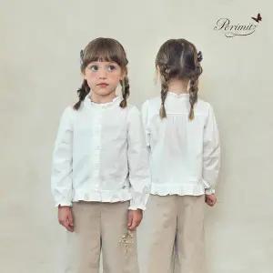 [보리보리/페리미츠]프릴 블라우스(P2532B351_35)