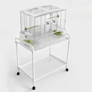 이동식 철제 새장 케이지 바퀴 받침대 선반 공간절약형 날림장 브래킷