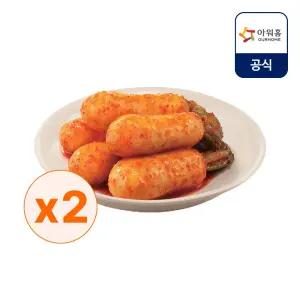 [내일도착] 아워홈 총각김치 3kg x 2개