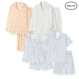 갤러리아 [오르시떼] 25SS 남여파자마 6종 택1 F245/F240/F206