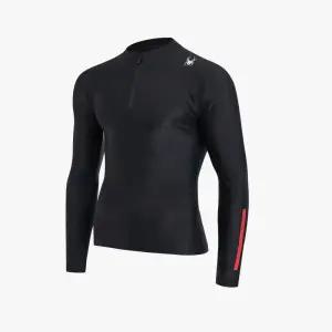 [롯데백화점]스파이더 남성 프로웹 워터스포츠 하프집업 래쉬가드 SPIMCNRL321MBLK