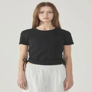 [후아유] 골지 셔링 반팔 티셔츠 (WHRAF2424F)