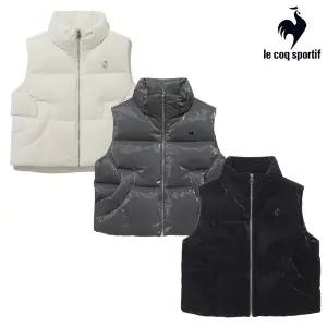 [르꼬끄][30% OFF] 여성 뤼미에르 크롭 다운 베스트 QP422ODVN1