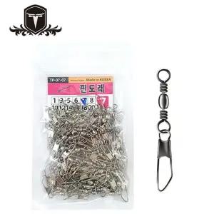 TJ코리아 핀도래 대용량/채비/바다/낚시/회전/도래/문어/롤링/스위벨/360도/T형/구슬/삼각/도래추/보조