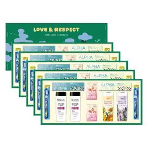 애경 다온 선물세트 14호 X 5개(1BOX) 샴푸 바디 치약 세트