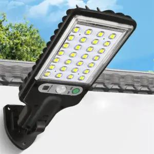 제이미스토어 LED 동작감지 태양광 벽등 S5 리모컨 포함 센서등