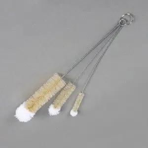 돈모 JDNU4871 병솔 3P 1385 세척솔 텀블러 컵 유리 젖병 수세미 설거지 스펀지 다용도 브러쉬