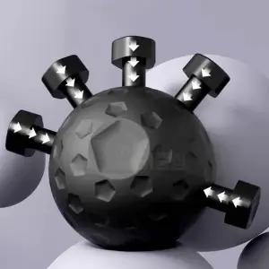 손가락 악력기 무소음 볼그립형 손악력 훈련기구 재활 헬스 홈트 운동용