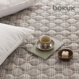 보국 워셔블 전기요 침대 전기매트 커피브라운