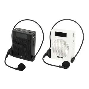 휴대용 블루투스 무선 앰프 스키커 유선 마이크 강의용 강사용 수업용 가이드 선생님 강사 강의 소형 미니 엠프 WISENX1535