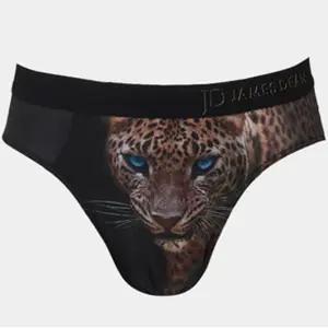 제임스딘 폴리스판 50D 남성삼각팬티 호피 남자 브리프 JHMPB901