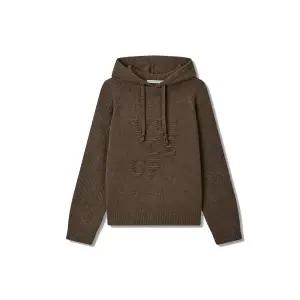 [롯데백화점]보브 여성 울 블렌드 후디드 니트 풀오버 7155450009