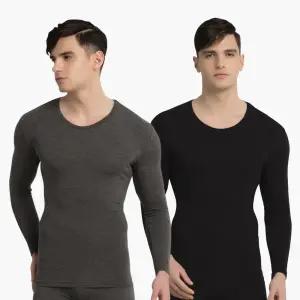 제임스딘 히트엔진 남성 발열 스판 내복 상의 남자 겨울 긴팔 내의 윗도리 빅사이즈 한파 가벼운 JHMIZP24