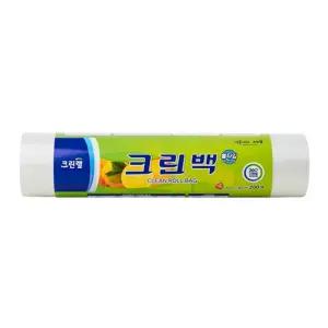 크린롤백 30cmX40cm 200매/주방/일회용/주머니/식품/비닐팩/야채/롤비닐백/롤봉지/용품/봉지/소모품/보관