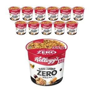 켈로그 프로틴 그래놀라 제로슈거 컵 35g, 12입, 1개