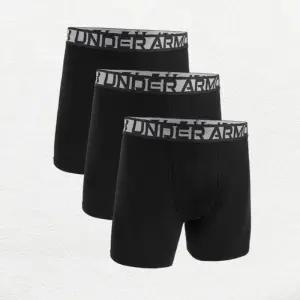 매장정품 언더아머 남성 UA 에센셜 코튼 6인치 드로즈 3장 세트 1387429001 1362878